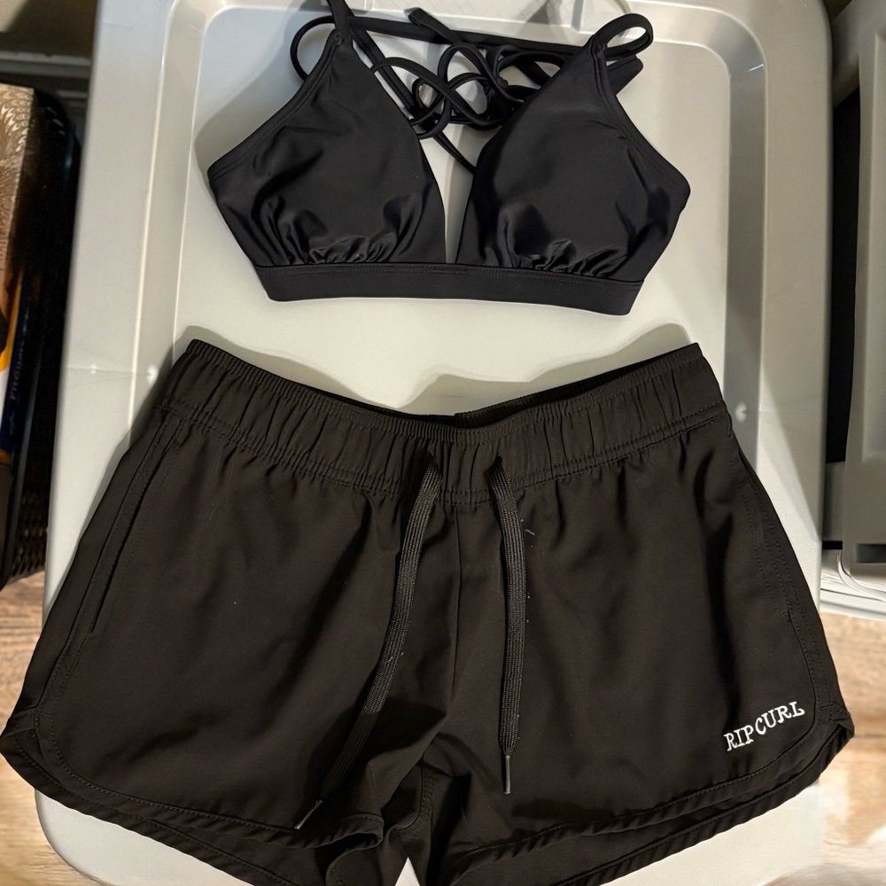 Rip Curl Black Swimwear Set